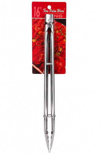 Stainless steel tongs bbq - stainless,