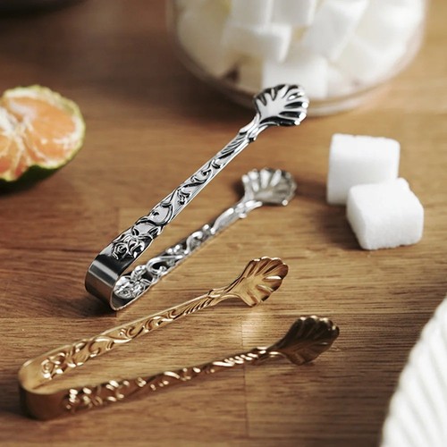 Stainless steel ice - stainless, tongs