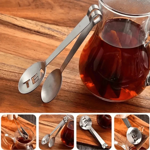 Tea bag tongs squeezer - tea, teabag