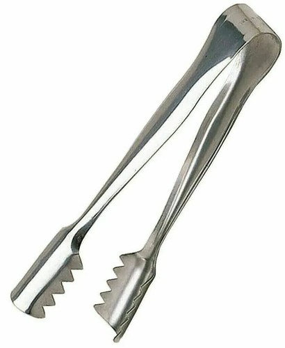 Ice tong stainless steel - stainless, |