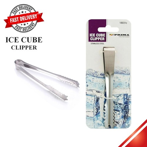 Stainless steel ice cube tongs - ice,